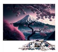 Puzzle adulti fiori ciliegio giapponesi puzzle 1000 pezzi puzzle in cartone adulti e bambini dai 14 anni in su decorazione della casa giocattoli puzzle 1000 pezzi （26x38 cm）
