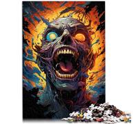 Puzzle Adulto 1000 pezzi Cielo stellato Colore Mostro Casa Giochi educativi Giocattoli Fai da te Super Regalo di Natale 14,96 "x 20,47" per 14 Anni