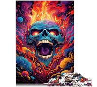 Puzzle Adulto 1000 pezzi Mostro in fiamme Il Puzzle tagliato con precisione è ideale come Regalo Tutta la Famiglia 14,96 "x 20,47 "Adolescenti da 14 Anni e Più