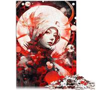 Puzzle adulto 1000 pezzi Ombre Rosso Sangue per il piacere in famiglia è ideale come regalo per tutta la famiglia per adolescenti dai 14 anni e oltre 26 x 38 cm