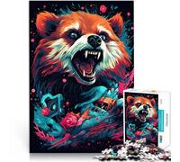 Puzzle adulto 1000 pezzi Panda Roux Animali per il divertimento in famiglia è ideale come regalo per tutta la famiglia per adolescenti dai 14 anni e oltre 50 x 70 cm