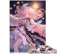 Puzzle adulto 1000 pezzi Star Girl Puzzle tagliato con precisione 26x38cm Sollievo dello Stress Staycation Uccidi il tempo per i 14 anni e più