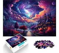 Puzzle adulto 1000 pezzi Wolkendorf divertente tutta la famiglia puzzle sfida l'intelligenza cerebrale giocattolo coinvolgente adolescente dai 14 anni in su, 26 x 38 cm