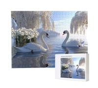 Puzzle Adulto 1500 Pezzi per Lago Cigno| Gioco familiare e attività di gruppo per adolescenti e | Regalo Compleanno Per Bambini Dai 14 Anni | Decorazione Casa e Idea Regalo per Relax o-304