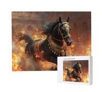 Puzzle Adulto 4000 Pezzi per Cavallo di fuoco| Gioco familiare e attività di gruppo per adolescenti e | Regalo Compleanno Per Bambini Dai 14 Anni | Decorazione Casa e Idea Regalo per Relax o-407