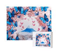 Puzzle Adulto 5000 Pezzi per farfalla Monte Fuji| Gioco familiare e attività di gruppo per adolescenti e | Regalo Compleanno Per Bambini Dai 14 Anni | Decorazione Casa e Idea Regalo per Relax b-342