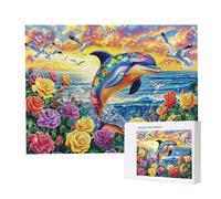 Puzzle Adulto 5000 Pezzi per gabbiani delfini| Gioco familiare e attività di gruppo per adolescenti e | Regalo Compleanno Per Bambini Dai 14 Anni | Decorazione Casa e Idea Regalo per Relax o-256