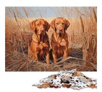 Puzzle adulto adolescente volpe labrador retriever rosso puzzle adolescente regalo adulto 500 pezzi (52 x 38 cm)