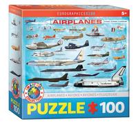Puzzle - Aerei - 100 Pezzi