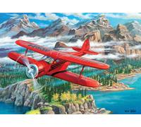Puzzle Aereo Beechcraft Staggerwing 500 Pezzi Cobble Hill