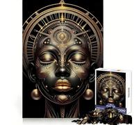 Puzzle africano "Regina Nera" da 1000 pezzi, esercizio per la mente, hobby rilassante, taglio di precisione, regalo per le vacanze (38x26cm)