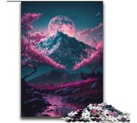 Puzzle al neon con paesaggi giapponesi, 2000 pezzi per adulti, modelli da assemblare, attività divertenti da fare a casa, regalo di compleanno, regali da viaggio (70x100cm)