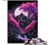 Puzzle al neon con paesaggi giapponesi per adolescenti, 1000 pezzi, giochi educativi, decorazioni per la casa, ideali come regalo per tutta la famiglia (26x38cm)