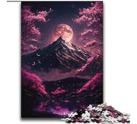 Puzzle al neon con paesaggi giapponesi per adulti e adolescenti, regalo di compleanno per trascorrere il tempo in casa, regali, arte murale per 14+ anni (70x100cm)