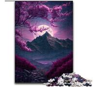 Puzzle al neon con paesaggio giapponese da 1000 pezzi, regalo per adolescenti, giochi divertenti per la famiglia, attività divertenti a casa, regalo di compleanno, regali da viaggio (26x38cm)