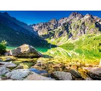 Puzzle Alba sul Lago Morskie Oko 1500 Pezzi
