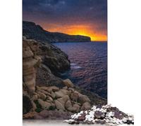 Puzzle "Alba sul mare a Malta" da 1000 pezzi per adulti, giocattoli educativi per l'apprendimento, giochi per famiglie, regali di compleanno per festival (75x50 cm)