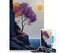 Puzzle "Albero della Solitudine" per ragazzi, 1000 pezzi, gioco di logica, lento, divertente, taglio perfetto, sorpresa di compleanno (38x52cm)