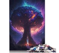 Puzzle Albero della Vita Cosmic World 520 per adulti, materiali amichevoli, fantastici puzzle per adulti per ragazzi o ragazze, 520 pezzi (52x38 cm)