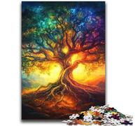 Puzzle Albero della Vita per Adulti e Adolescenti, Aiuta il Cervello a Esercitare i Giocattoli Coinvolgenti per Coltivare la Pazienza, Un'Opera d'Arte (70X100cm)
