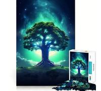 Puzzle Albero dell'Universo,1000 pezzi,divertente per allenare la mente,con componenti robusti e ben rifiniti,ideale per momenti di relax in casa (38x52cm)