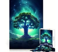 Puzzle Albero dell'Universo per adolescenti, 1000 pezzi, allenamento mentale, svago tranquillo, taglio uniforme, regalo di Natale unico (38x52cm)