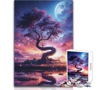 Puzzle Albero Magico 1000 Pezzi per Adulti Gioco Educativo per Allenare la Mente Regalo a Sorpresa Ideale per i propri cari Dimensioni 50x75cm