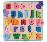Puzzle alfabetico in legno - lettere minuscole BIGJIGS BABY
