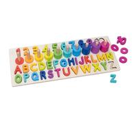 Puzzle alfanumerico Montessori - lettere e numeri