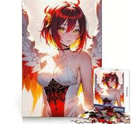 Puzzle Ali Angeliche per Ragazzi, 1000 Pezzi, Stimolante per la Mente, Piacevole Tempo Libero, Bordi Lisci, Regalo di Natale Ideale (38x26cm)