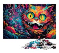 Puzzle Alice Cat 1000 pezzi per adulti, puzzle per adulti, sfida mentale, regalo, attività educativa per adolescenti, 26X38CM/10,23x14,96 pollici