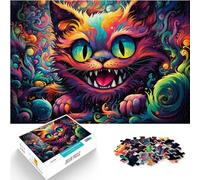 Puzzle Alice im Wunderland da 1000 pezzi, per adulti, puzzle in legno, giocattolo educativo per alleviare lo stress (50 x 75 cm)