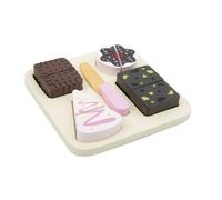 Puzzle alimenti in legno assortito - wood "n" play