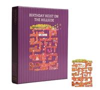 Puzzle all-edge, Summer Day on The River Puzzle, 501 pezzi sofisticati puzzle Edge Piece Puzzle, Winding Creek & Mouse Burrow, Every Pieces Challenges for Family Relax (Lila-1 Set)