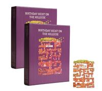 Puzzle all-edge, Summer Day on The River Puzzle, 501 pezzi sofisticati puzzle Edge Piece Puzzle, Winding Creek & Mouse Burrow, Every Pieces Challenges for Family Relax (Lila-2 Set)