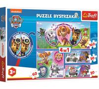Puzzle alla ricerca delle differenze Paw Patrol di Trefl 4 in 1