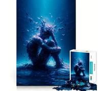 Puzzle "Alone" da 1000 pezzi,stimolante per la mente,senza spazi vuoti,perfetto per un piacevole intrattenimento in casa (38x26cm)