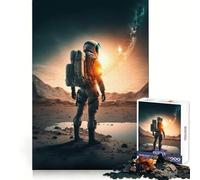 Puzzle "Alone In Space" da 1000 pezzi per adolescenti, stimola la mente, crea un'atmosfera tranquilla, bordi uniformi, ideale per le vacanze (38x52cm)
