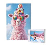 Puzzle Alpaca Puzzle 3000 Pezzi Colorato - Adatto ad Adulti e Principianti - Giochi Divertenti/Sfidanti/Impossible - Hobby Creativi per Adulti Attività Artigianali - Regali per Uomini/Donne 2T-1321