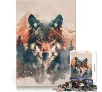 Puzzle Alpha Gaze per adolescenti, 1000 pezzi, esercizio mentale, distrazione leggera, taglio preciso, regalo di Natale (38x26cm)