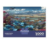 Puzzle Alpine Meadow with Deer 1000 Pezzi Per Adulti - Rilassamento Di Giochi E Intrattenimento Familiare, Parete Da Decorazione E Regalo 52x38cm/1000pcs