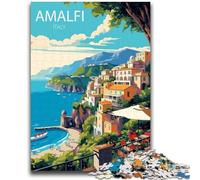 Puzzle Amalfi da 1000 pezzi per adolescenti, regalo, gioco per famiglie, antistress, sfida difficile, fantastici regali e giocattoli, 1000 pezzi (50x75cm)