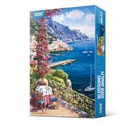 Puzzle Amalfi in piena fioritura per adulti, puzzle da 2000 pezzi per adulti, puzzle impegnativo per adulti (96 x 68 cm)