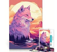 Puzzle Amaterasu Wolf da 1000 pezzi per ragazzi,stimolante per le capacità cognitive,divertente,con incastro sicuro e senza pezzi che si staccano,un modo coinvolgente per passare il tempo libero