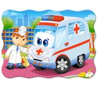 Castorland - Puzzle Ambulance Doctor 30 pezzi - 1-39 Pezzi