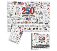 Puzzle America Patriottico 1000 Pezzi 1000 Pezzi Decorazione Giochi | per Ufficio Casa Aula Festa del Lavoro Memorial Day Weekend Festivo per Casa Ufficio Scuola Aula Memorial Labor Da
