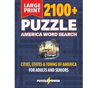 Puzzle America Word Search: Cities, States And Towns Of America
