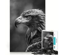 Puzzle American Eagle da 1000 pezzi per adulti,esercizio mentale,taglio di precisione,bordi lisci,rilassante attività di gruppo al chiuso (38x26cm)