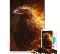 Puzzle American Eagle da 1000 pezzi per adulti stimola la mente,allena il gioco,incastra bene i pezzi,nessun pezzo si stacca alleviare lo stress (38x52cm)