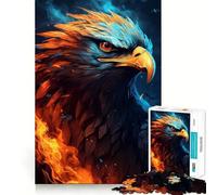 Puzzle American Eagle Pride Fire da 1000 pezzi,gioco di abilità mentale,taglio di precisione,hobby affascinante per i momenti di svago (38x26cm)